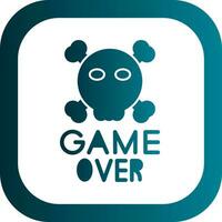 Game Over Vector Icon Design