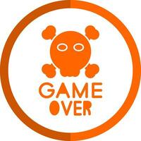 Game Over Vector Icon Design