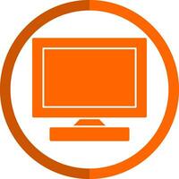 Monitor Screen Vector Icon Design