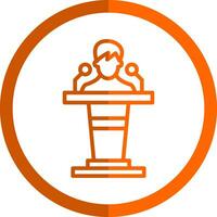 Podium Vector Icon Design