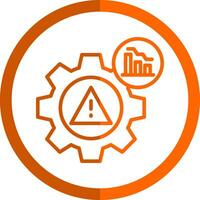 Risk Mitigation Vector Icon Design
