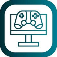 Monitor Screen Vector Icon Design