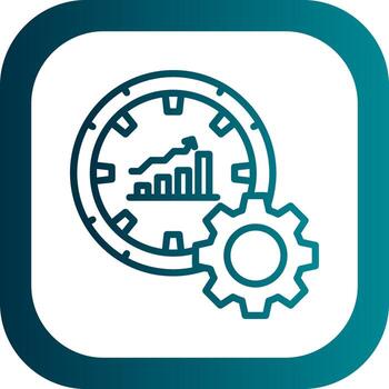 Performance Metrics Vector Icon Design