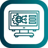 Digital Transformation Vector Icon Design