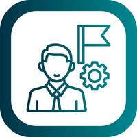 Leadership Development Vector Icon Design