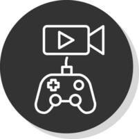 Live Stream Vector Icon Design