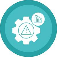 Risk Mitigation Vector Icon Design