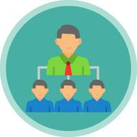 Leadership by Example Vector Icon Design