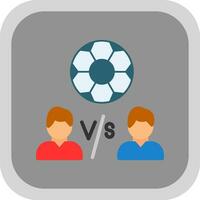 jugador versus jugador vector icono diseño