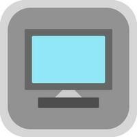 Monitor Screen Vector Icon Design