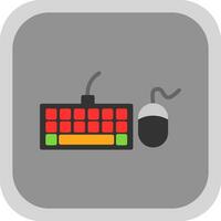 teclado y ratón vector icono diseño