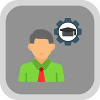 Knowledge Management Vector Icon Design