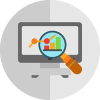 Market Analysis Vector Icon Design