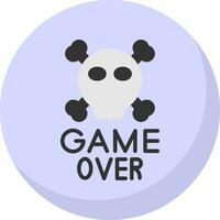 Game Over Vector Icon Design