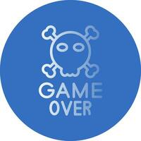 Game Over Vector Icon Design