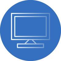 Monitor Screen Vector Icon Design