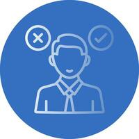 Decision Making Vector Icon Design