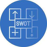 SWOT Analysis Vector Icon Design