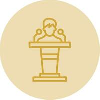 Podium Vector Icon Design