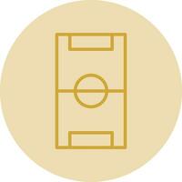 Football Pitch Vector Icon Design