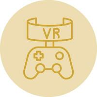 vr juego vector icono diseño