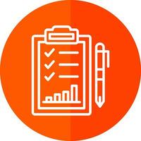 Performance Evaluation Vector Icon Design