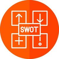 SWOT Analysis Vector Icon Design