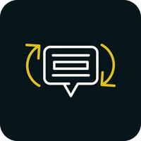 Feedback Loops Vector Icon Design
