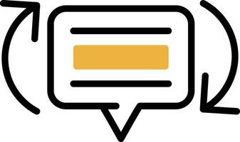 Feedback Loops Vector Icon Design