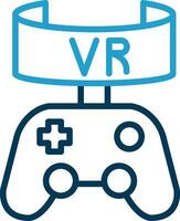 Vr Game Vector Icon Design