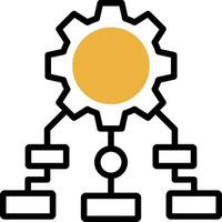 Process Mapping Vector Icon Design