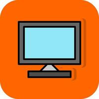 Monitor Screen Vector Icon Design
