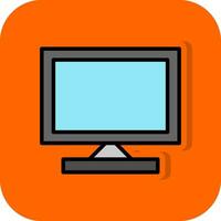 Monitor Screen Vector Icon Design