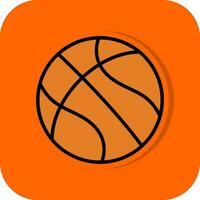 Basketball Vector Icon Design