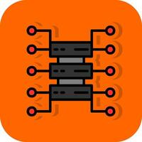 Organizational Structure Vector Icon Design