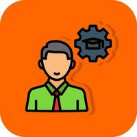 Knowledge Management Vector Icon Design