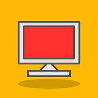 Monitor Screen Vector Icon Design