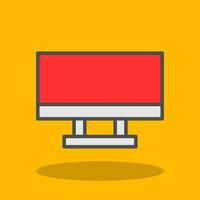 Monitor Screen Vector Icon Design
