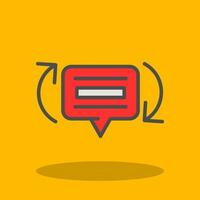 Feedback Loops Vector Icon Design