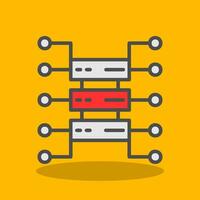 Organizational Structure Vector Icon Design