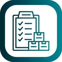 Inventory Management Vector Icon Design