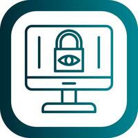 Internet Privacy Concerns Vector Icon Design