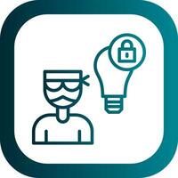 Intellectual Property Theft Vector Icon Design