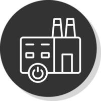 Factory Shutdowns Vector Icon Design