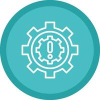 Automation Disruption Vector Icon Design