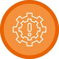 Operational Disruption Vector Icon Design