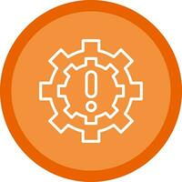 Operational Disruption Vector Icon Design