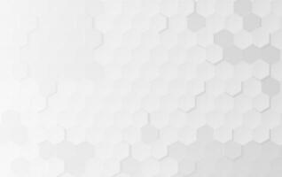 Abstract white background of Embossed surface Hexagon,Honeycomb modern pattern concept, Creative light and shadow style. Geometric mesh minimal clean gradient color for wallpaper.vector illustration vector