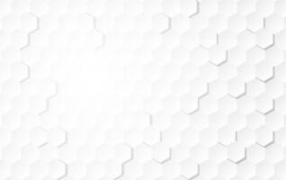 Abstract white background of Embossed surface Hexagon,Honeycomb modern pattern concept, Creative light and shadow style. Geometric mesh minimal clean gradient color for wallpaper.vector illustration vector