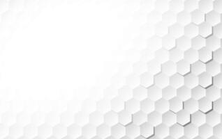 Abstract white background of Embossed surface Hexagon,Honeycomb modern pattern concept, Creative light and shadow style. Geometric mesh minimal clean gradient color for wallpaper.vector illustration vector